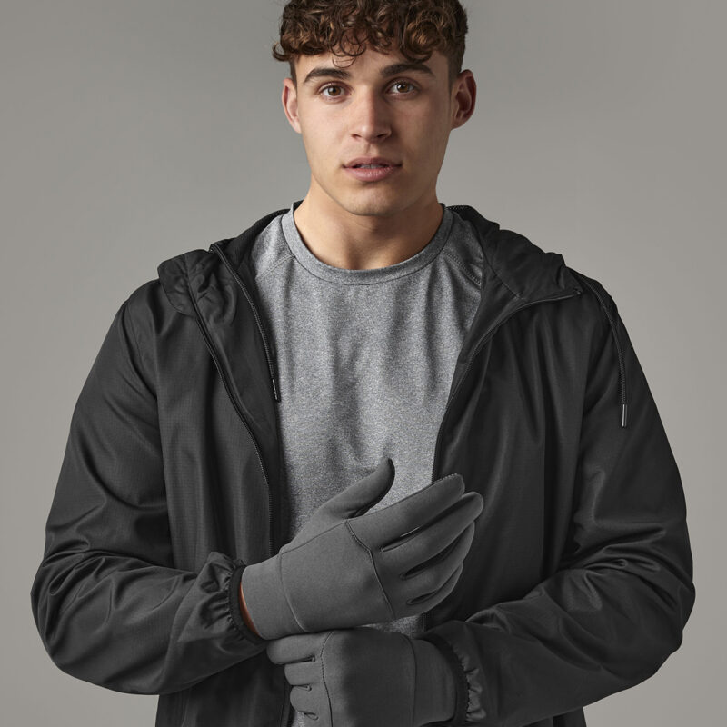 Softshell sports tech gloves