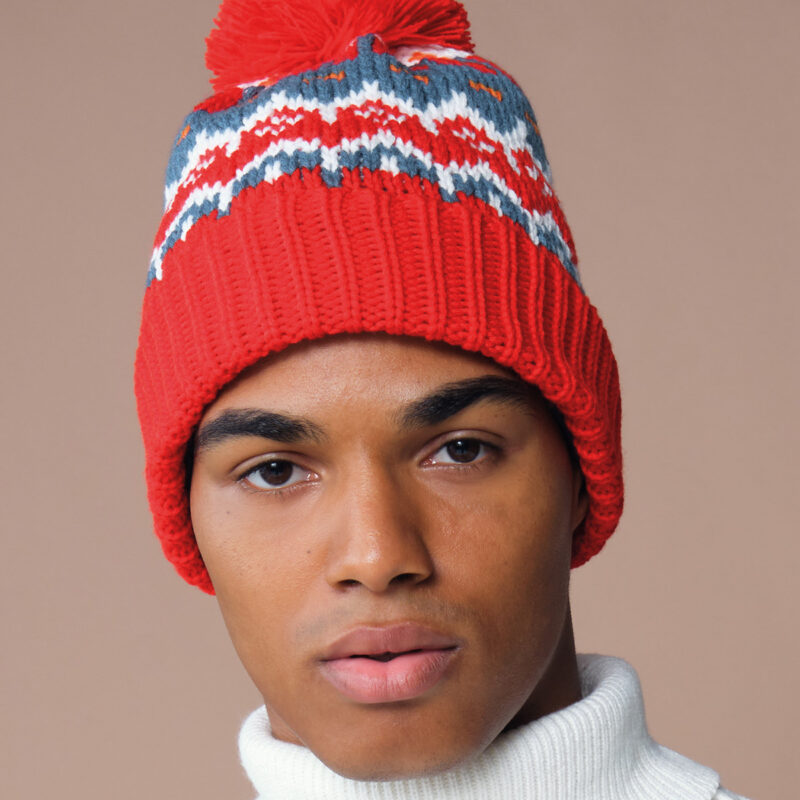 Retro ski beanie