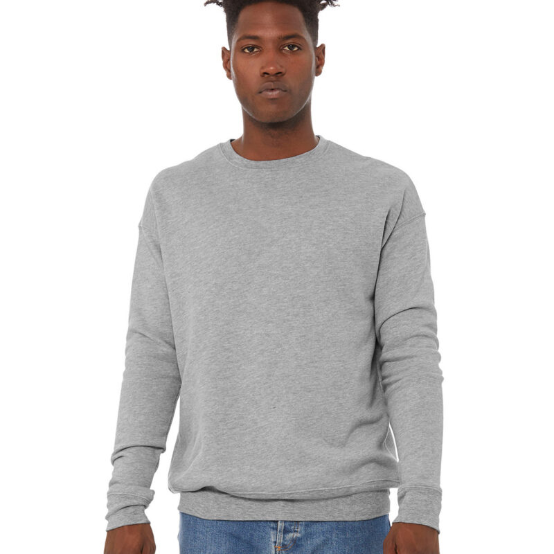 Unisex drop shoulder fleece
