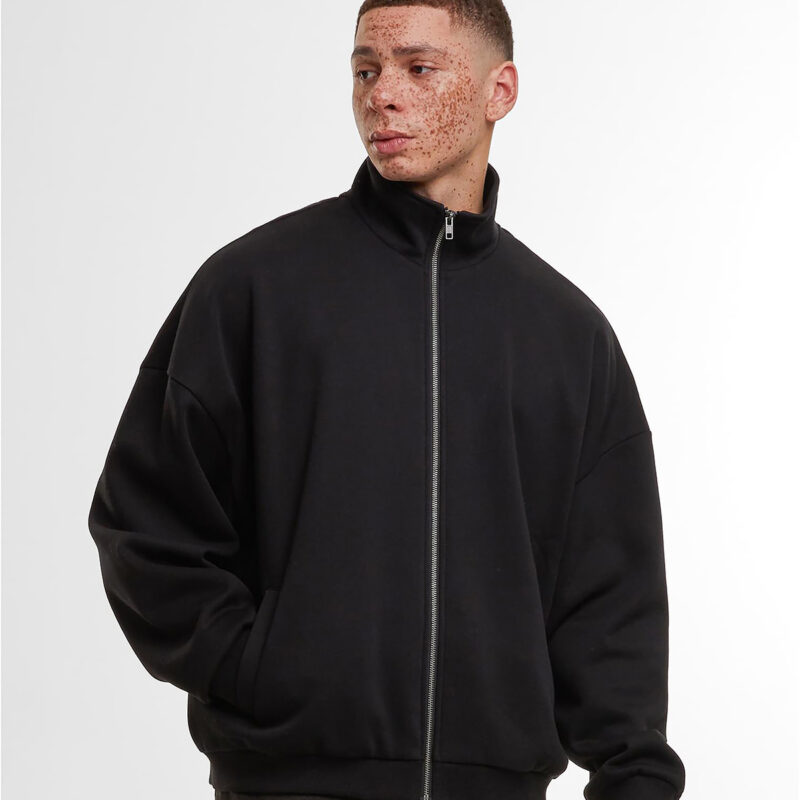 Oversized zip jacket