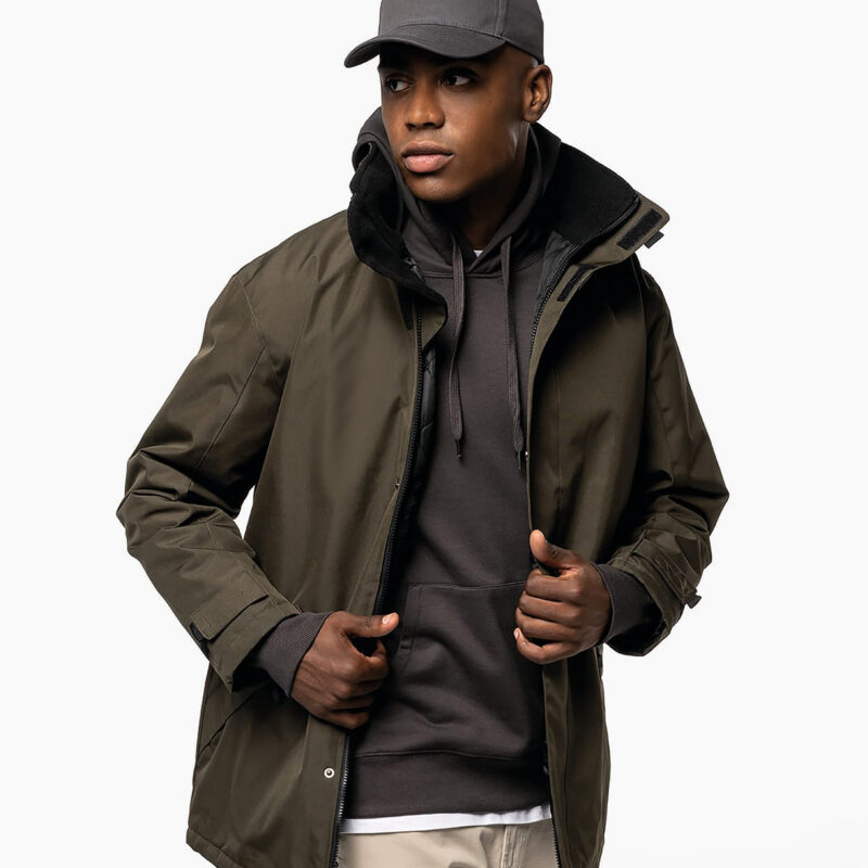 Quilted parka