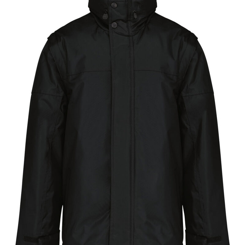 Detachable-sleeved blouson jacket