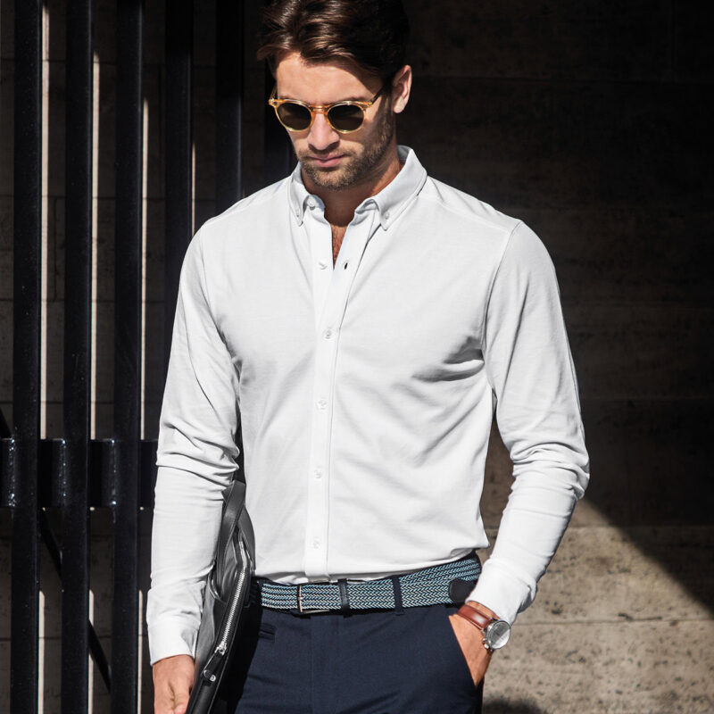 Kingston – stretch deluxe piqué shirt