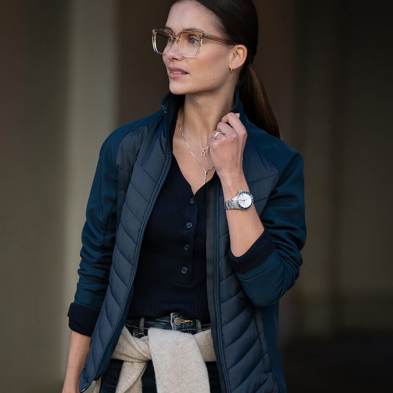 Womenās Bloomsdale ā comfortable hybrid jacket