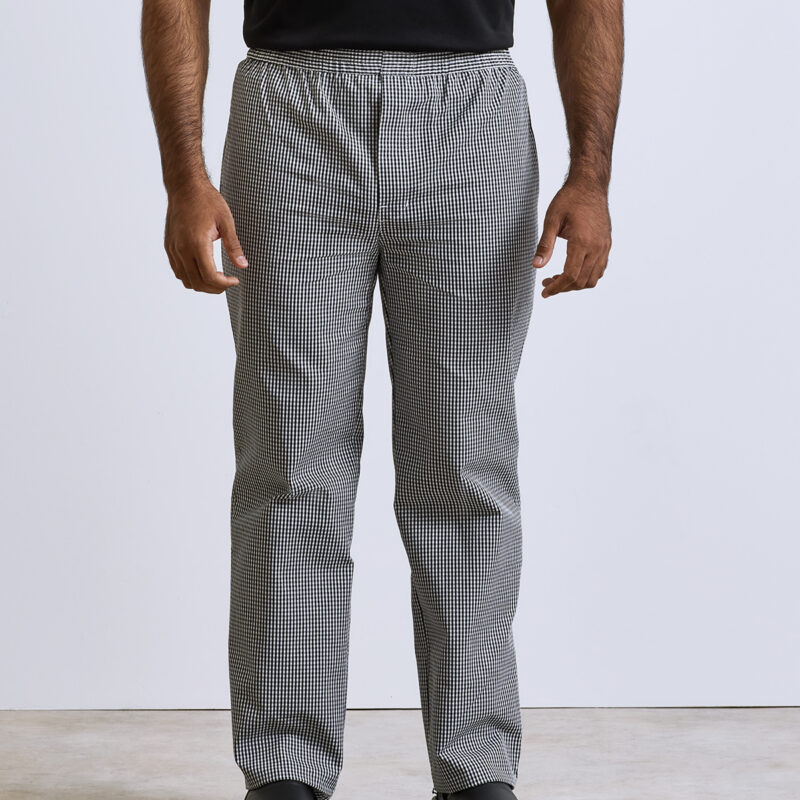 Pull-on chef’s trousers