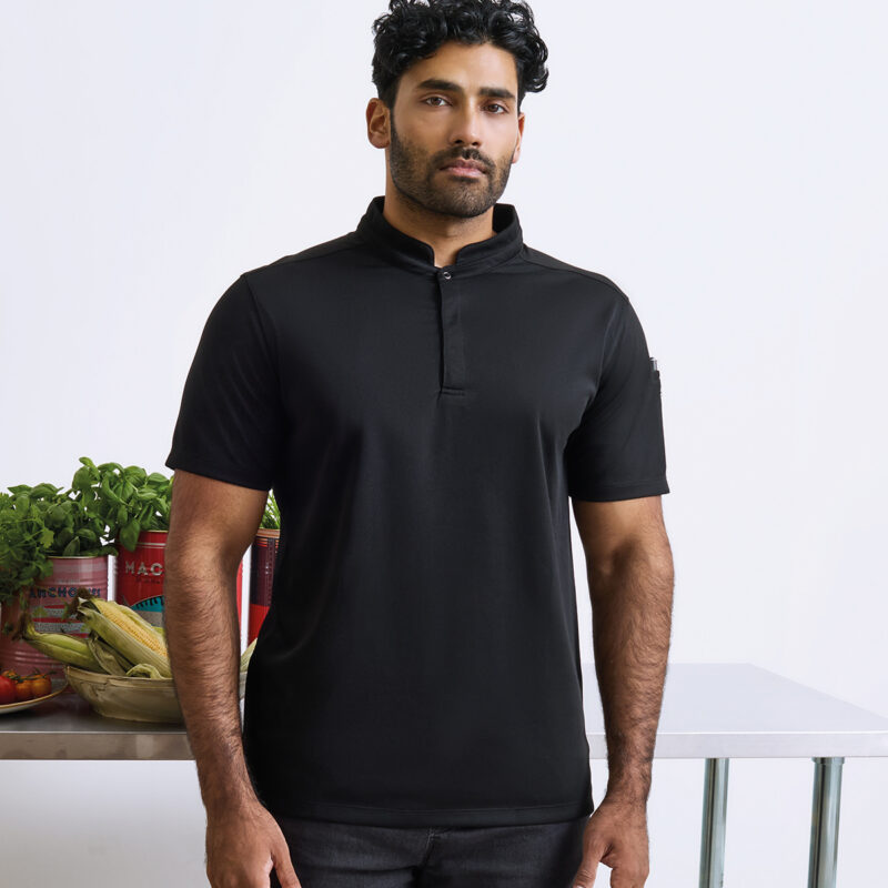 Essential Coolchecker® short sleeve chef’s shirt