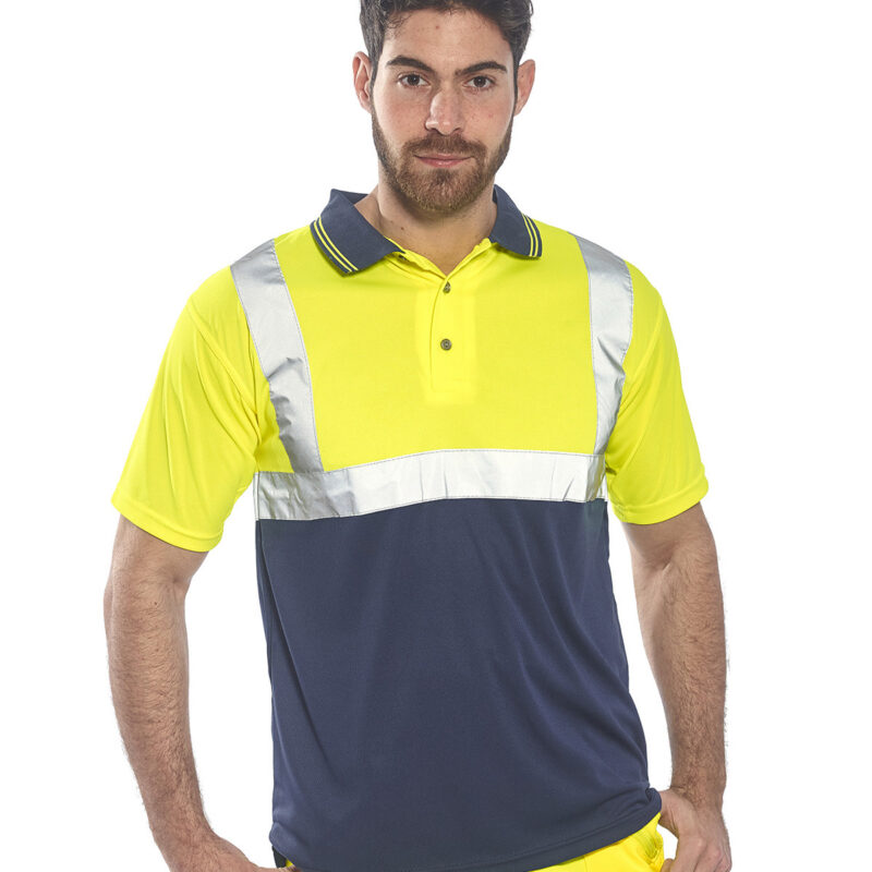 Two-tone polo (S479)