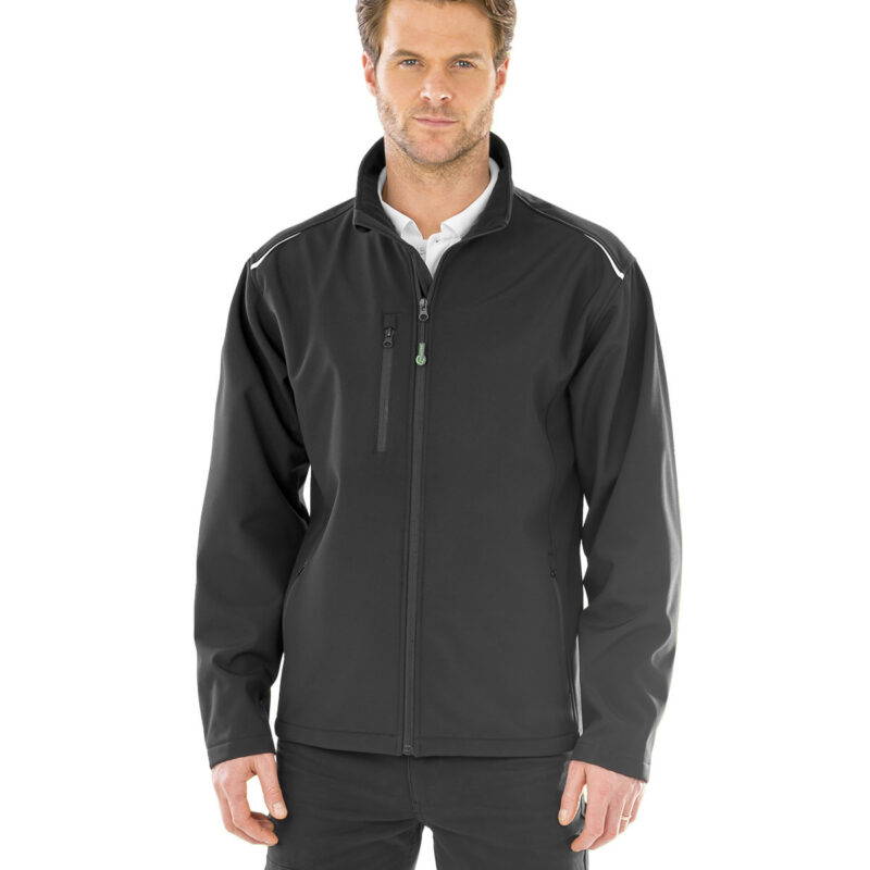Recycled 3-layer printable softshell jacket