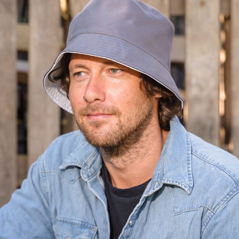 Core recycled reversible bucket hat