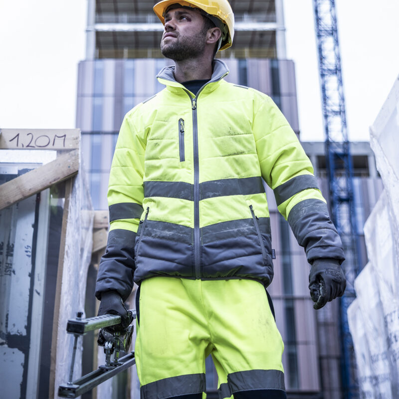 Hi-vis two-tone thermal jacket