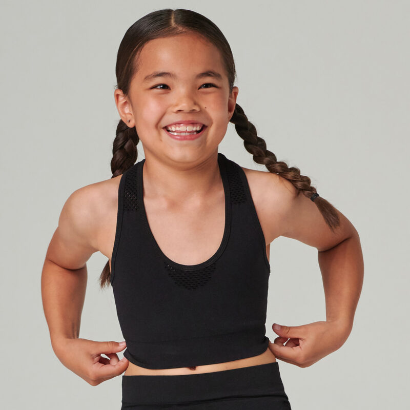 Kids seamless crop top