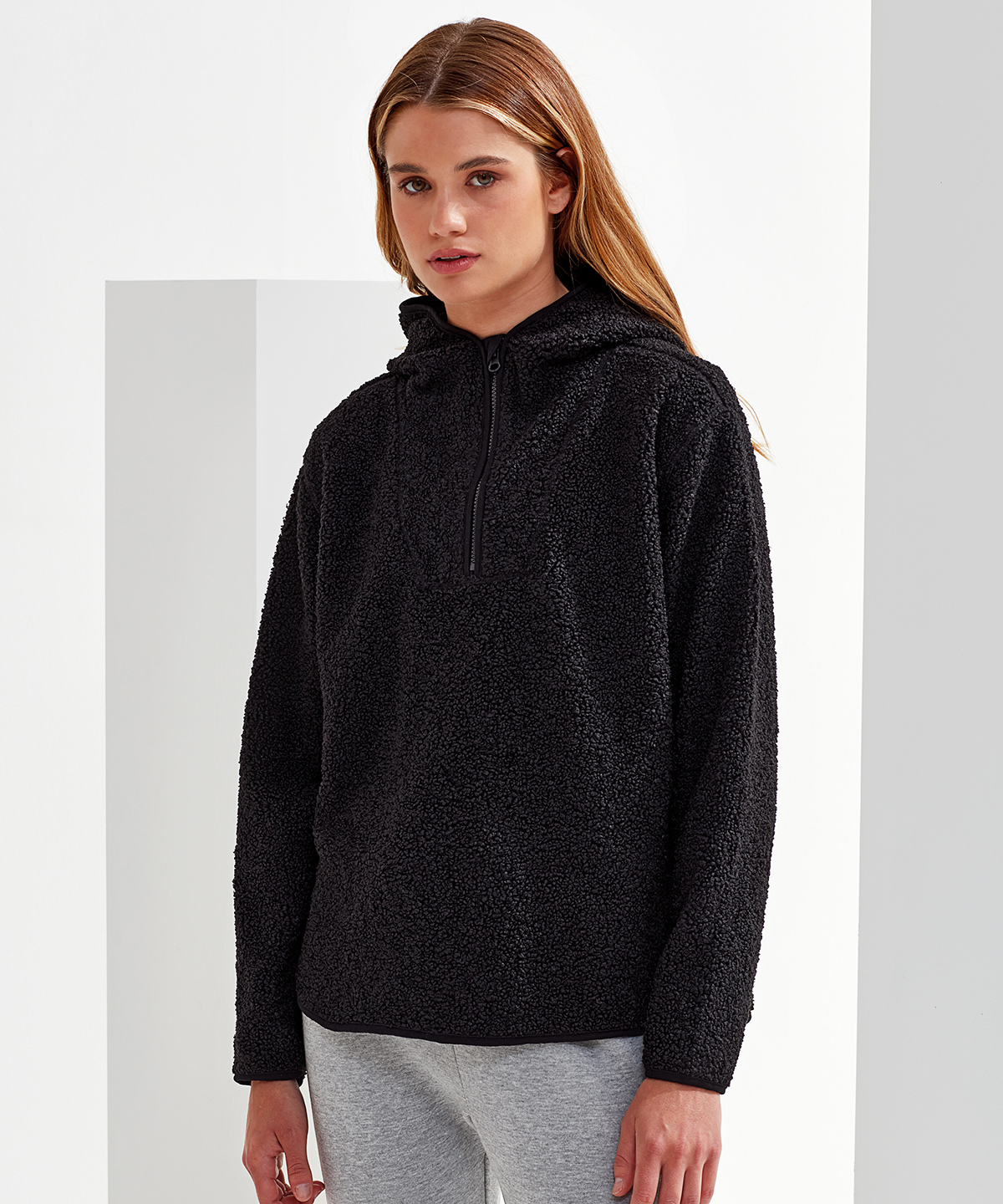 Women's TriDri® sherpa ¼-zip hoodie
