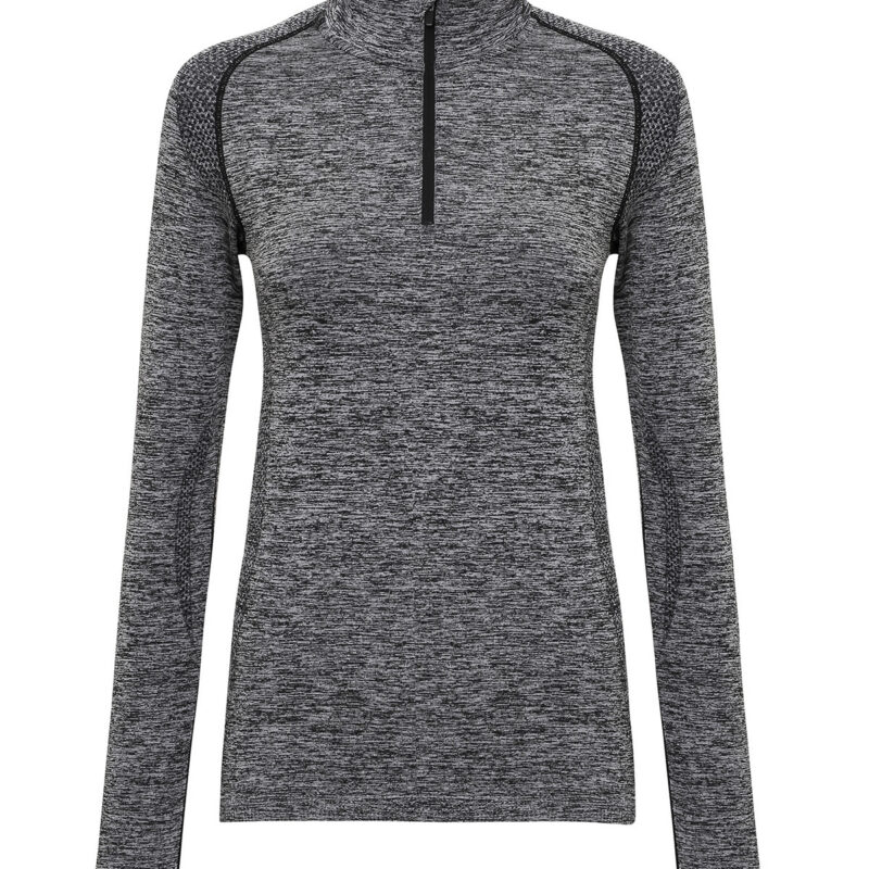Women's TriDri® seamless '3D fit' multi-sport performance zip top