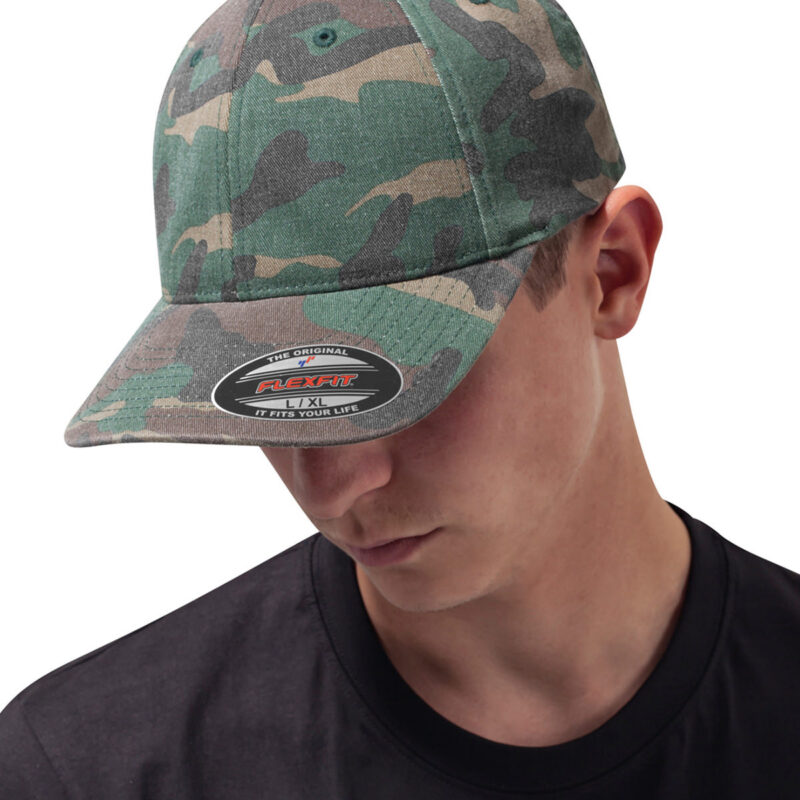Flexfit garment washed camo (6977CA)