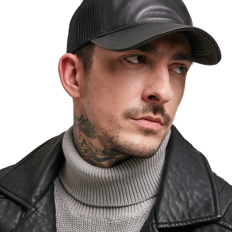 Leather trucker