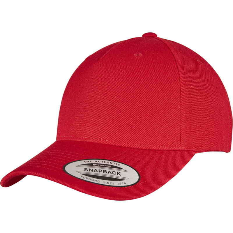 YP classics 5-panel premium curved visor snapback cap (5789M)