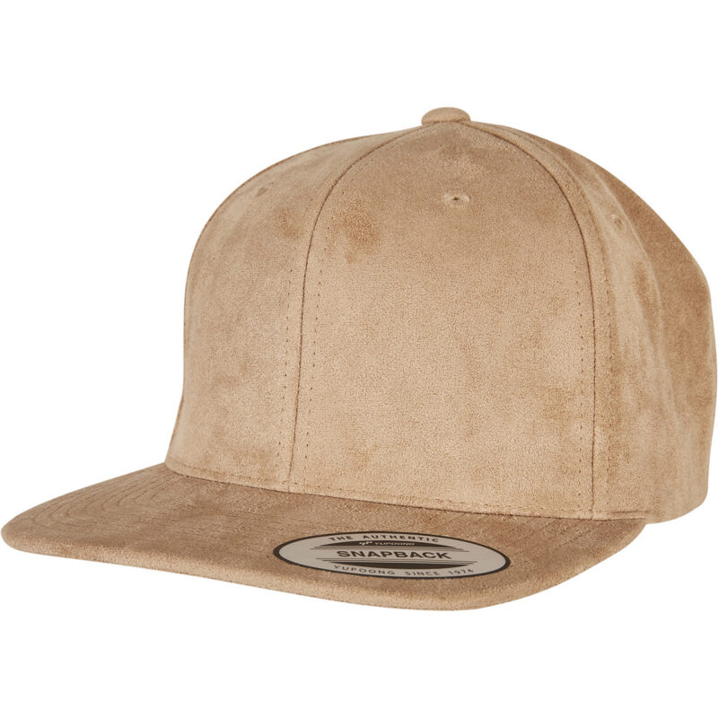 Imitation suede leather snapback (6089SU)